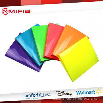 PP Ring Binder Colorful Plastic Mirror Binder